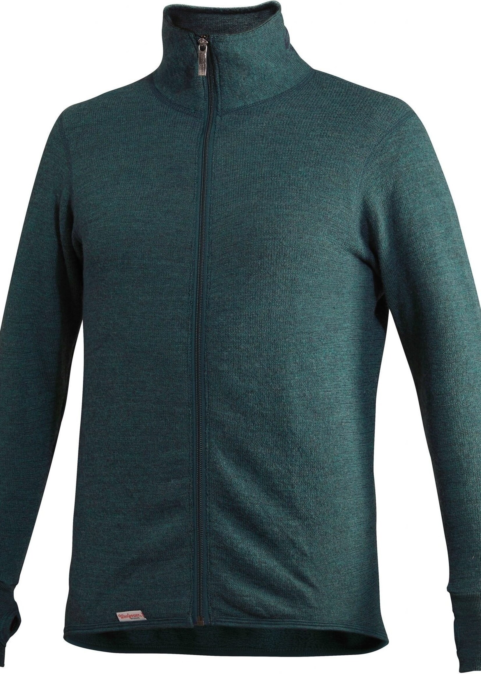 Woolpower Merino Mid Layer Full Zip Jacket 400 - Waldgrün