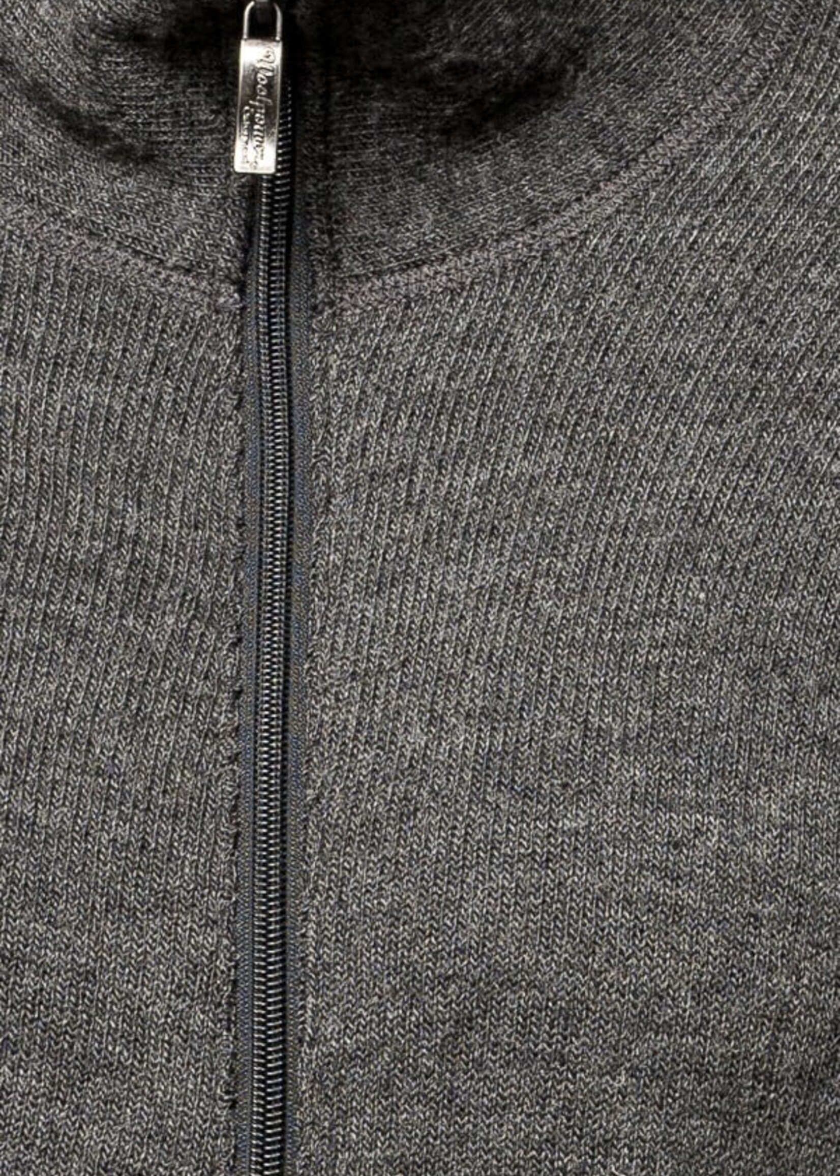 Woolpower Merino Mid Layer Full Zip Jacket 400 - Grau