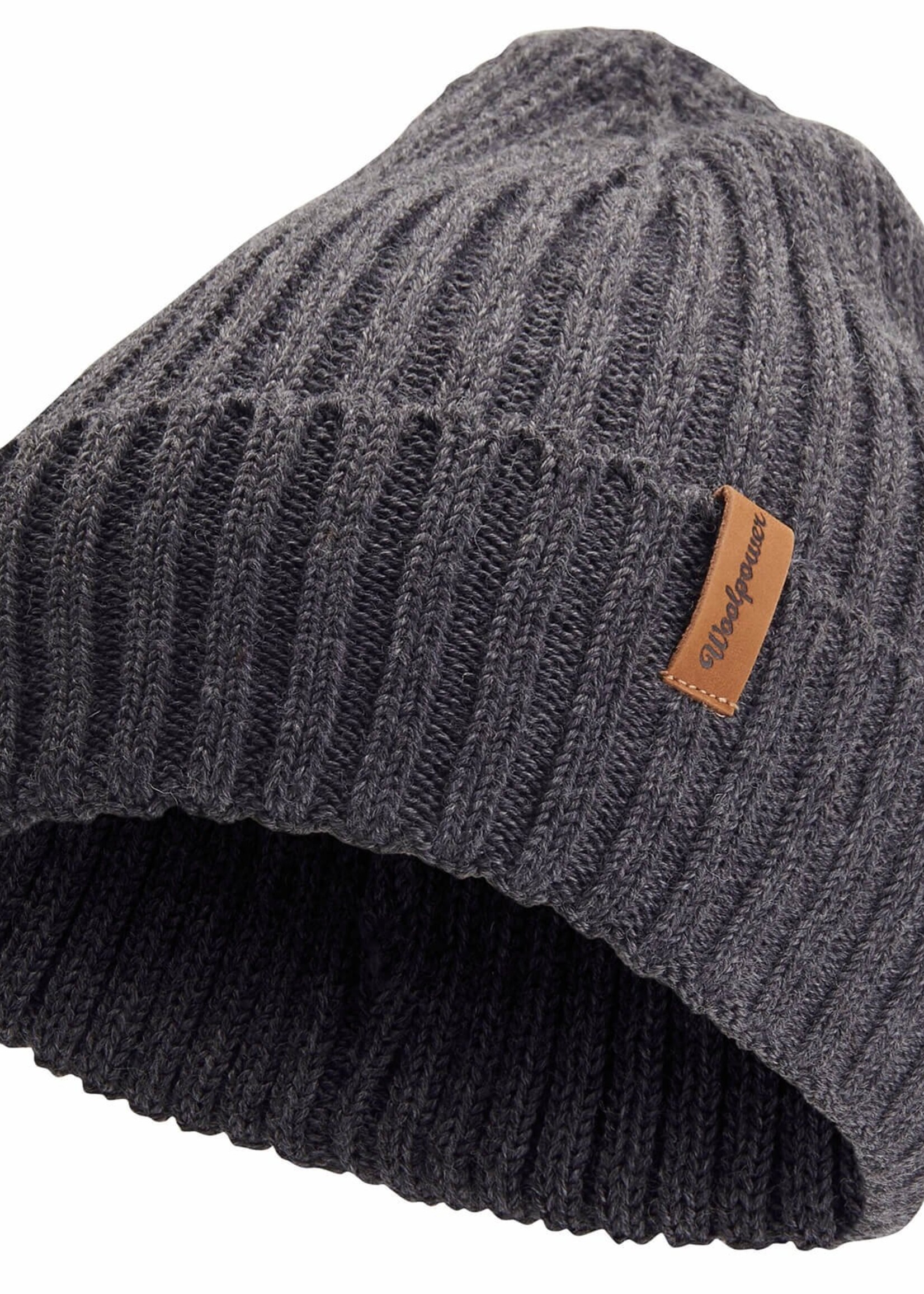 Woolpower Beanie Rippe - Grau
