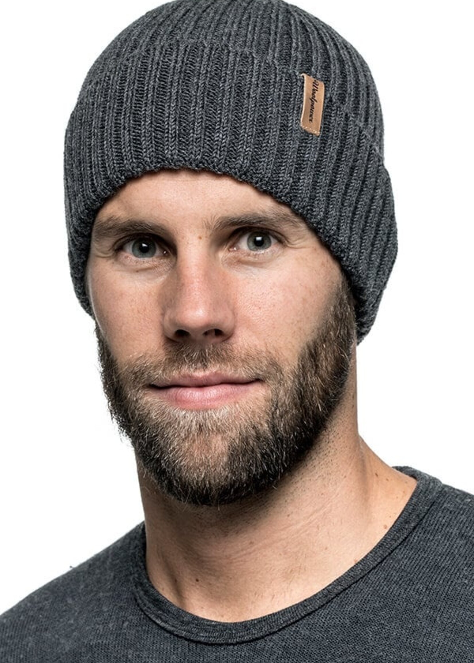 Woolpower Beanie Rippe - Grau
