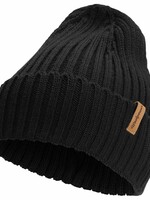Woolpower Beanie Rippe - Schwarz