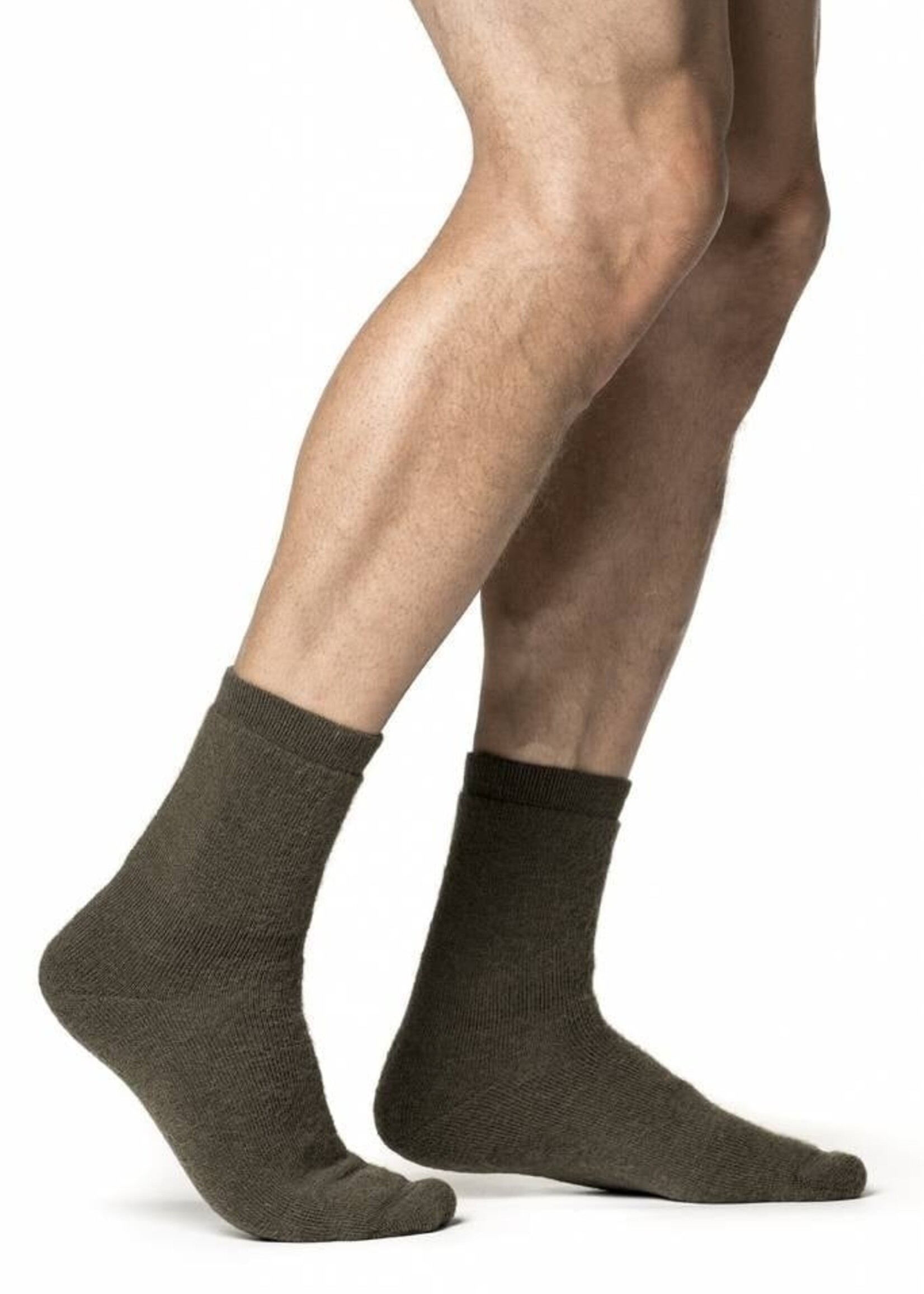 Woolpower Merino-Socken Ullfrotté Original 400 - Tannengrün