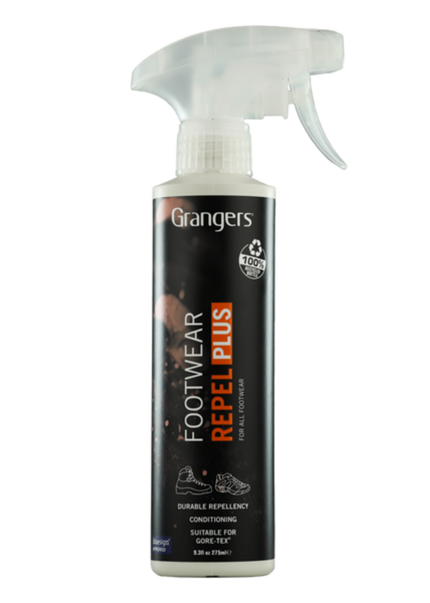 Grangers Footwear+Gear Cleaner Spray + Footwear Repel Plus Spray Eco Doppelpack