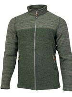 Ivanhoe Jon durchgehender Reißverschluss - Lodengrün