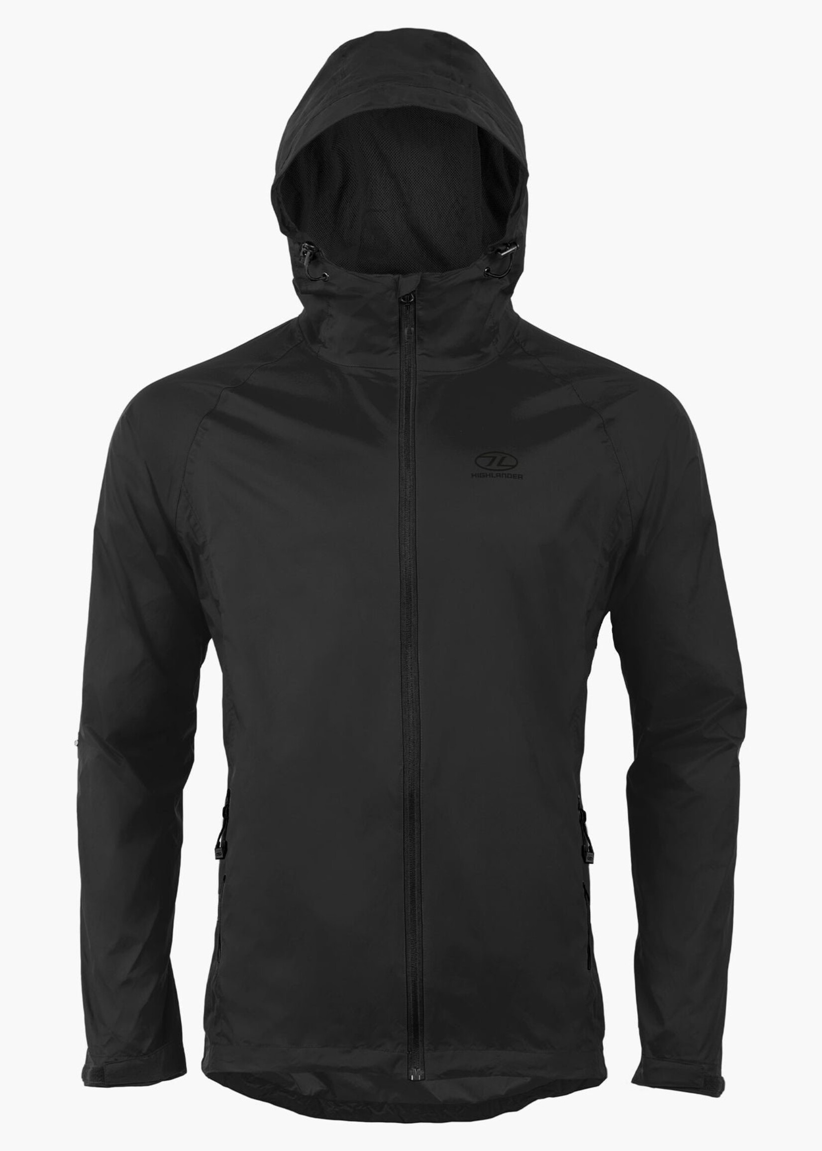 Highlander Stow & Go Packaway Jacket - Herren - Schwarz
