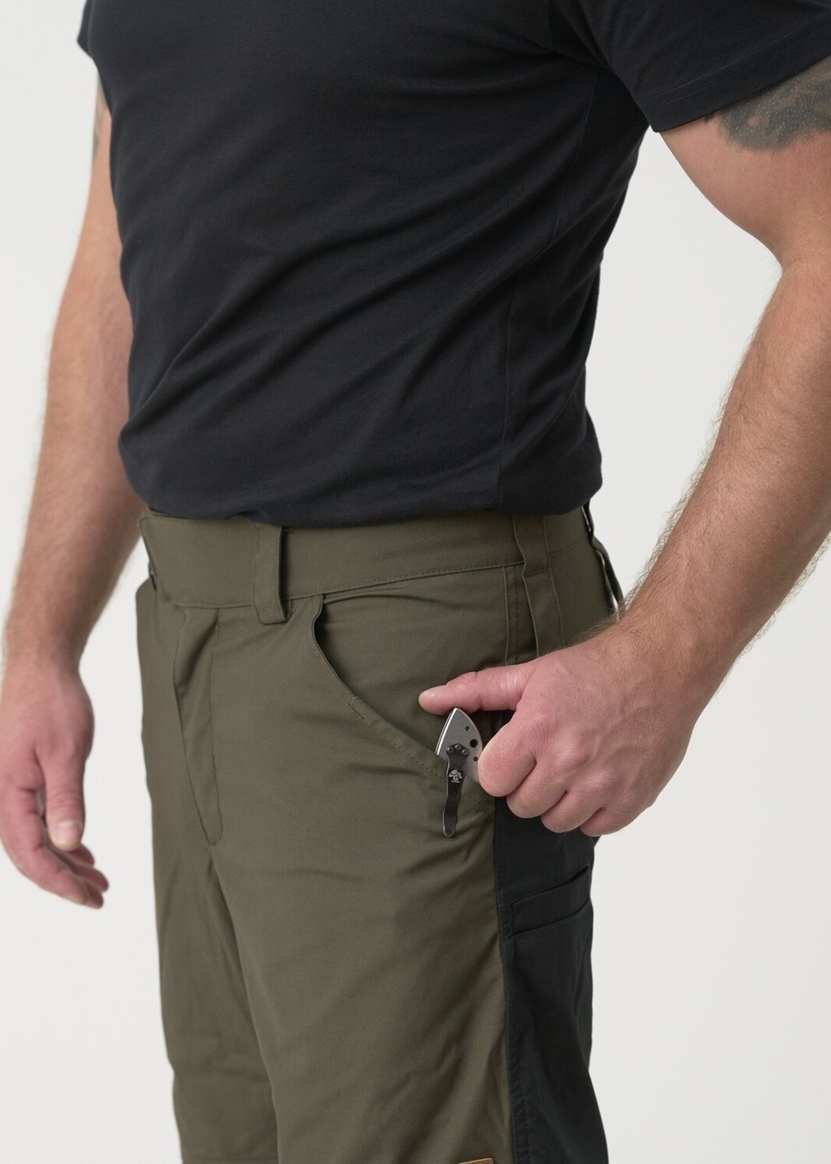 Helikon-Tex® WOODSMAN Pants® - Taiga Grün / Schwarz A