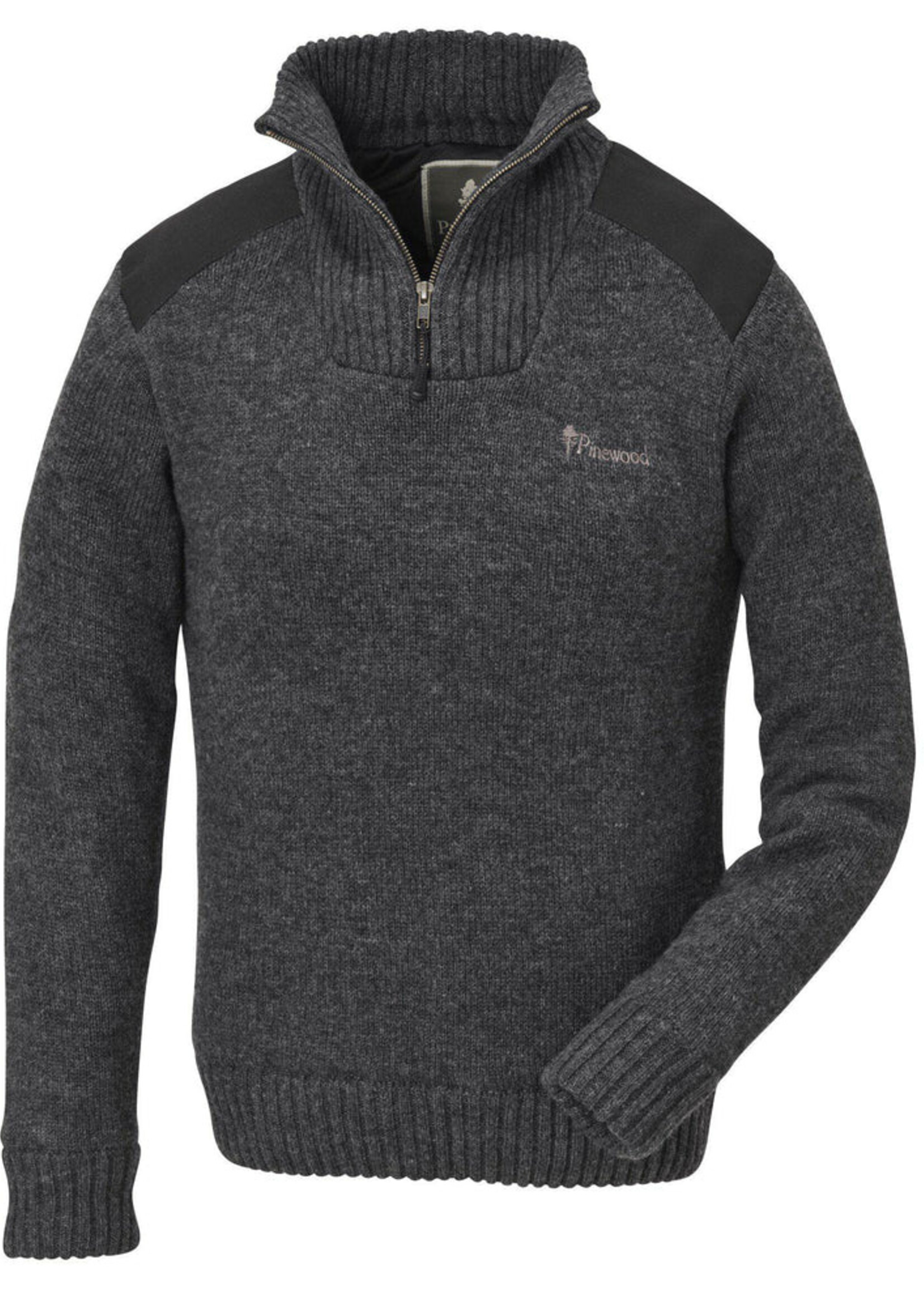 Pinewood Hurricane Pullover - Damen - Dunkelgrau Melange