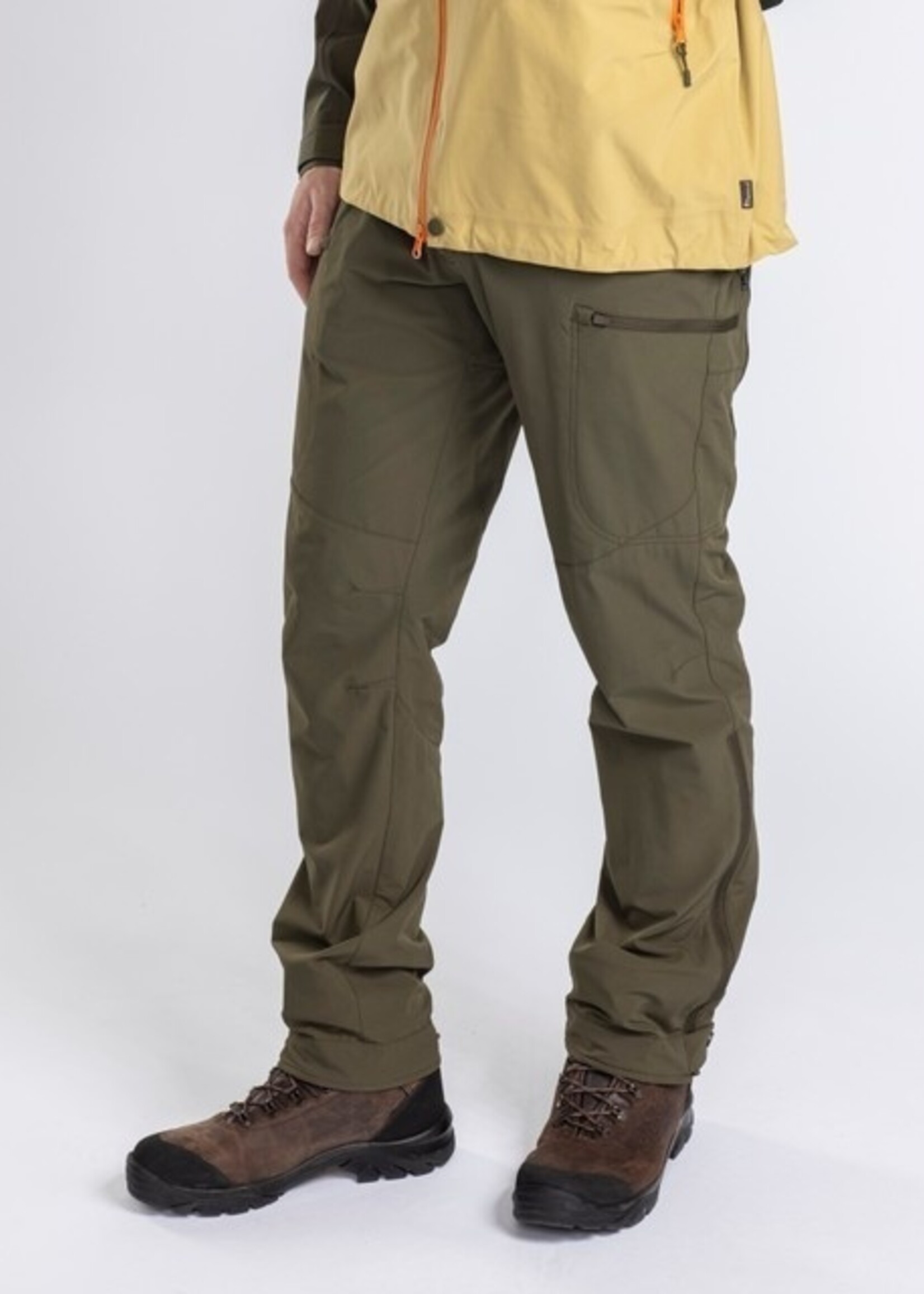 Pinewood Abisko Leichte Stretch-Hose - Moosgrün/Moosgrün