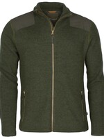 Pinewood Lappland Strickjacke aus gefilzter Wolle - Grün Melange