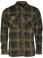 Pinewood Finnveden Kanada Fleece-Shirt - Grün/Schwarz