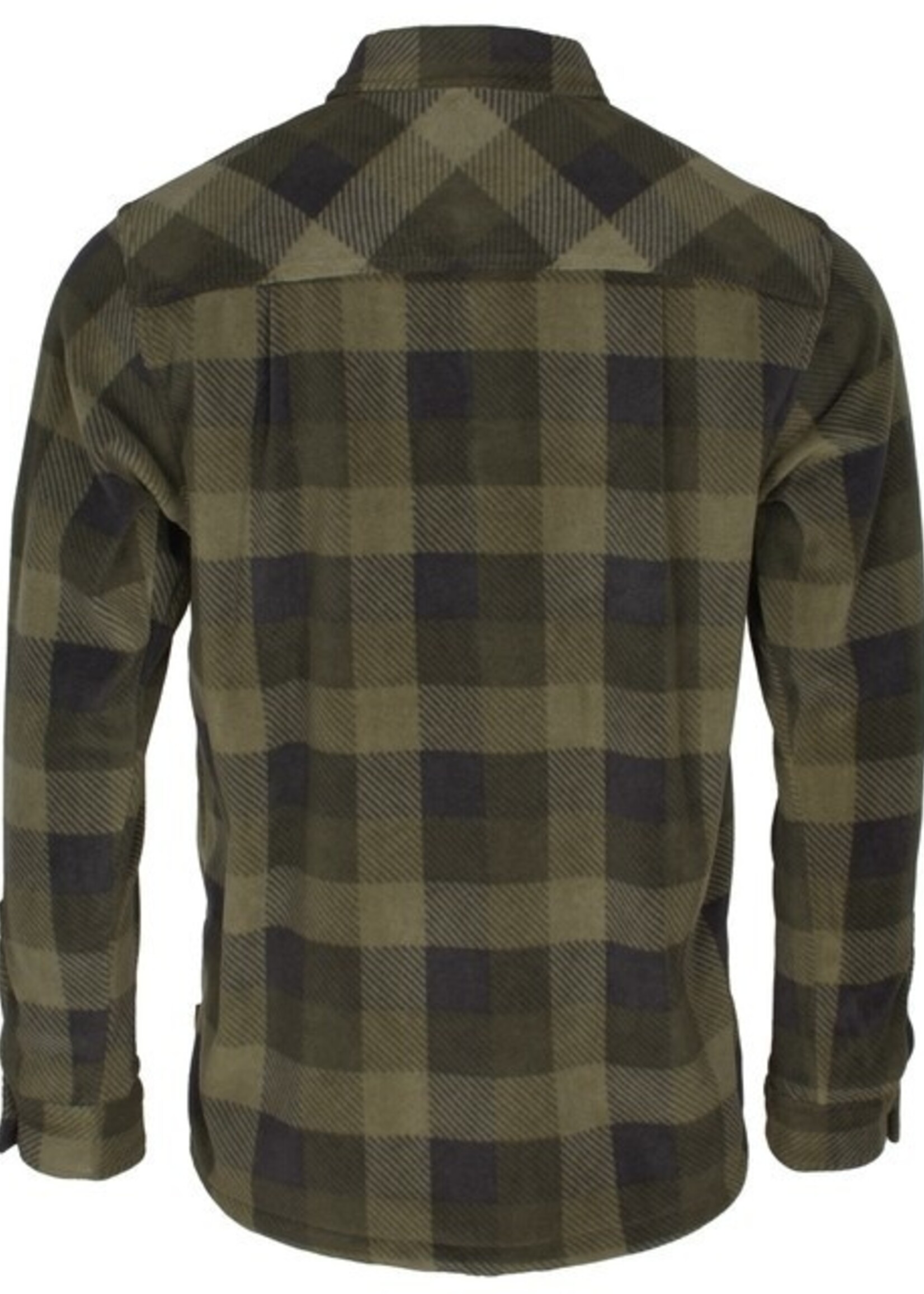 Pinewood Finnveden Kanada Fleece-Shirt - Grün/Schwarz