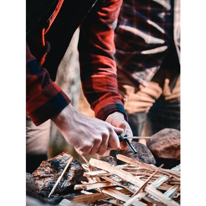 Finnveden Kanada Fleece-Shirt - Grün/Schwarz