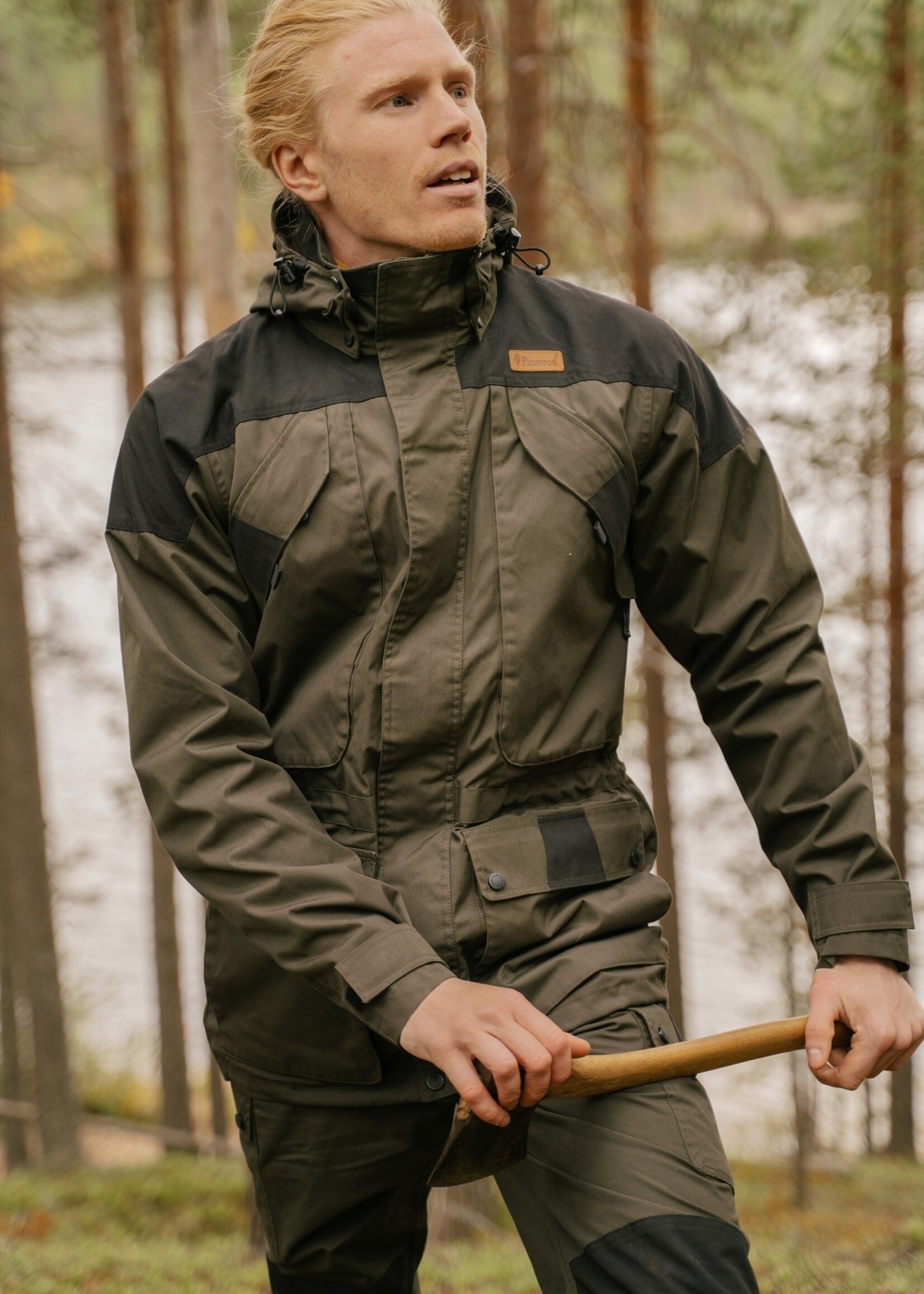 Pinewood Lappland 2.0 Hose - Moosgrün/Schwarz