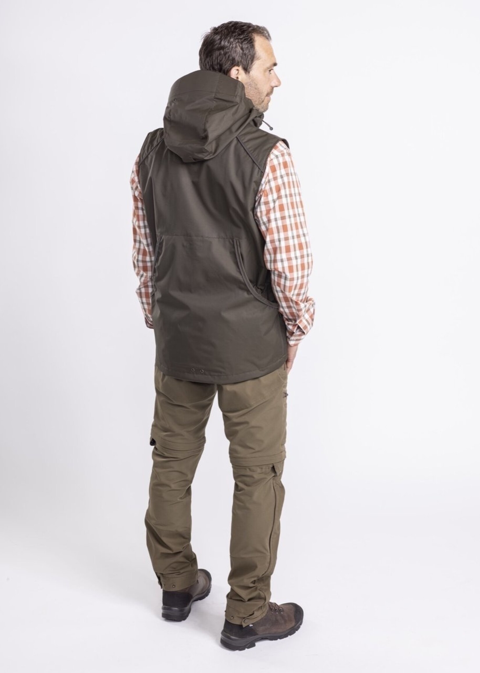 Pinewood Finnveden Hybrid Zip-Off-Hose - Männer - Jagd-Olive