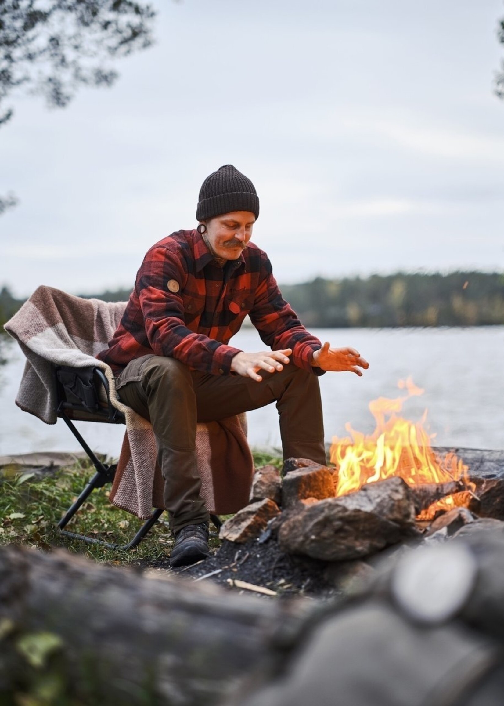 Pinewood Canada Classic 2.0 Hemd - Rot/Schwarz (5000)