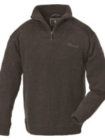 Pinewood Hurricane Pullover - Braun Melange
