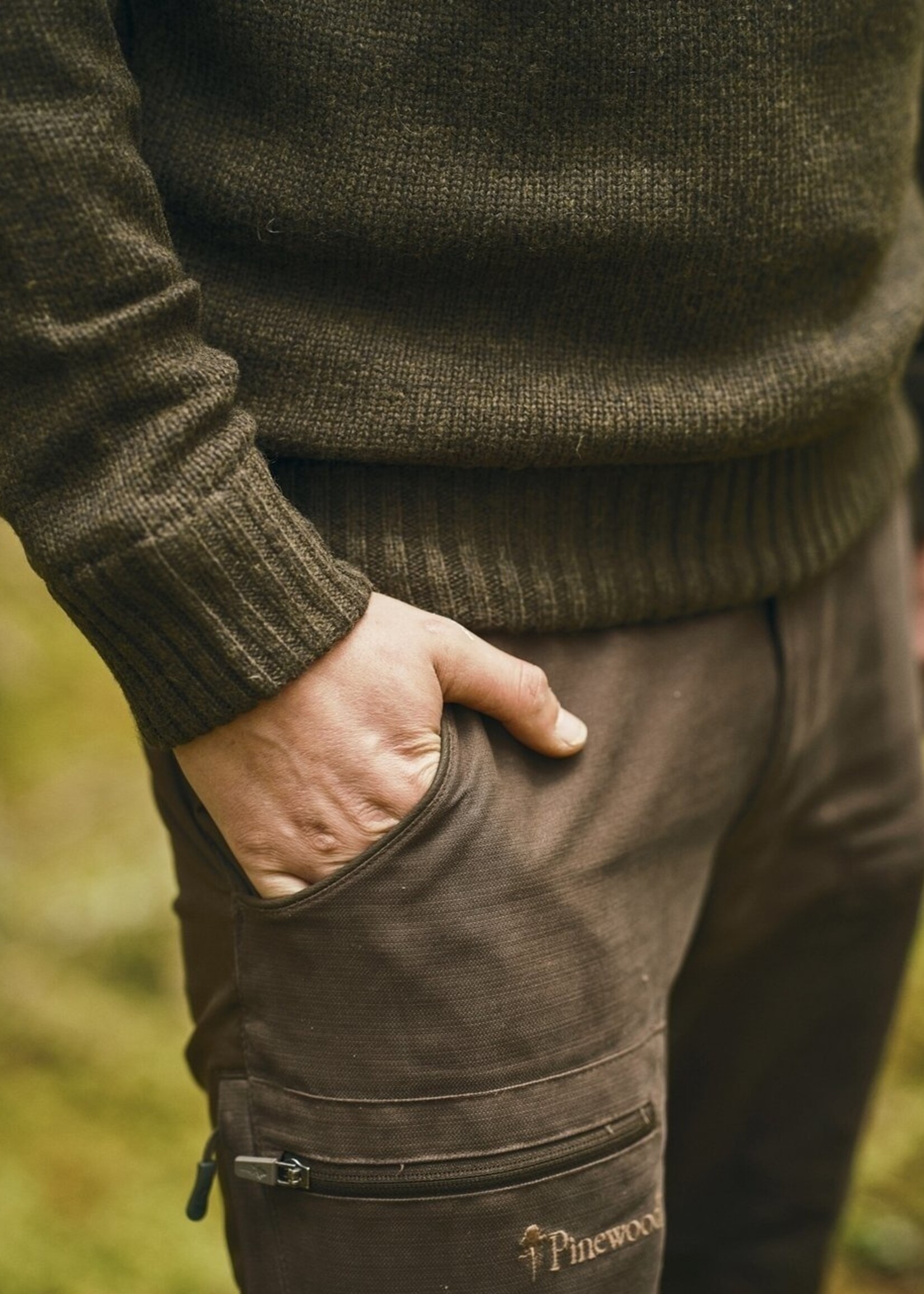 Pinewood Hurricane Pullover - Grün