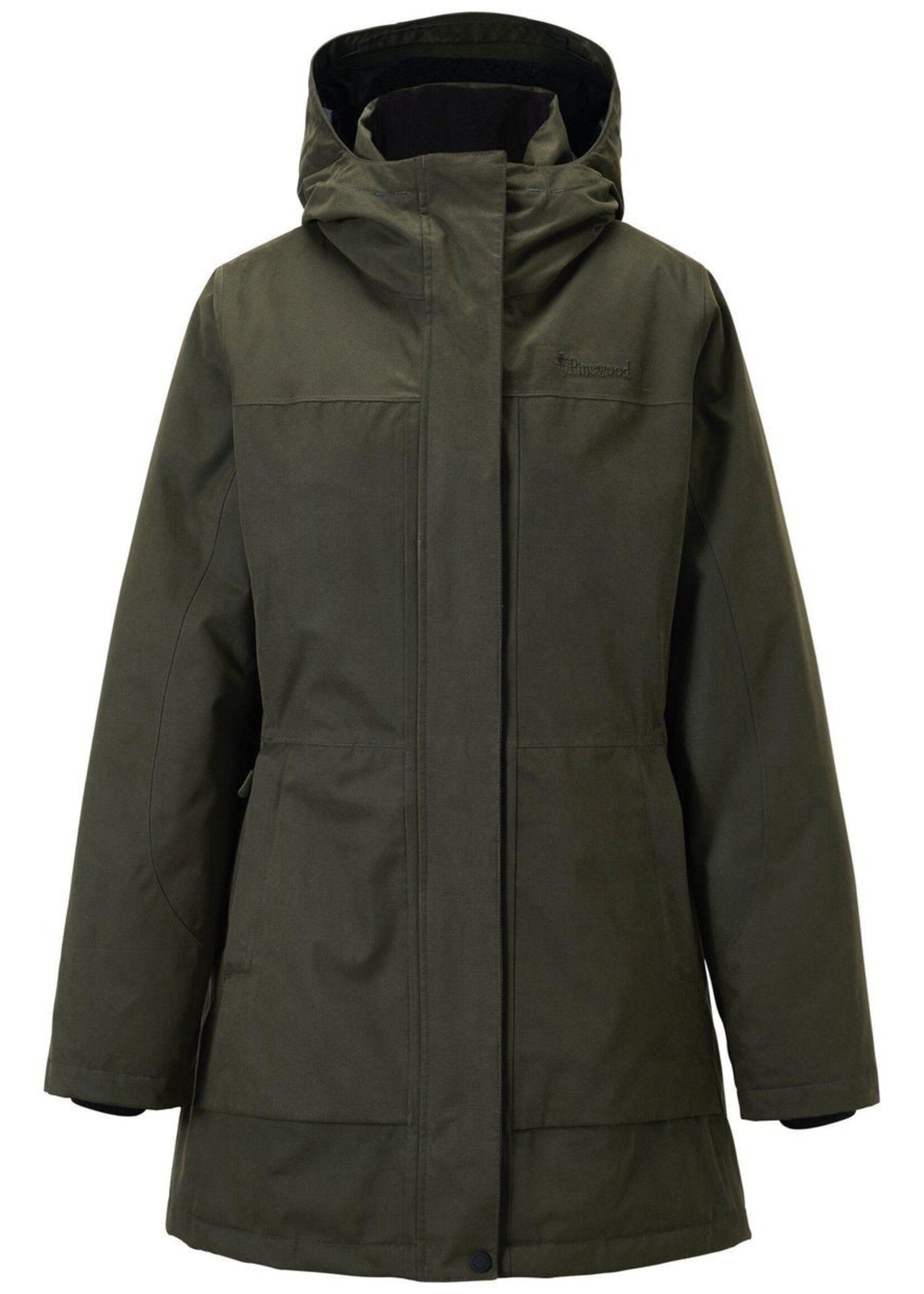 Pinewood Gefütterter Winterparka - Damen - Dunkelgrün