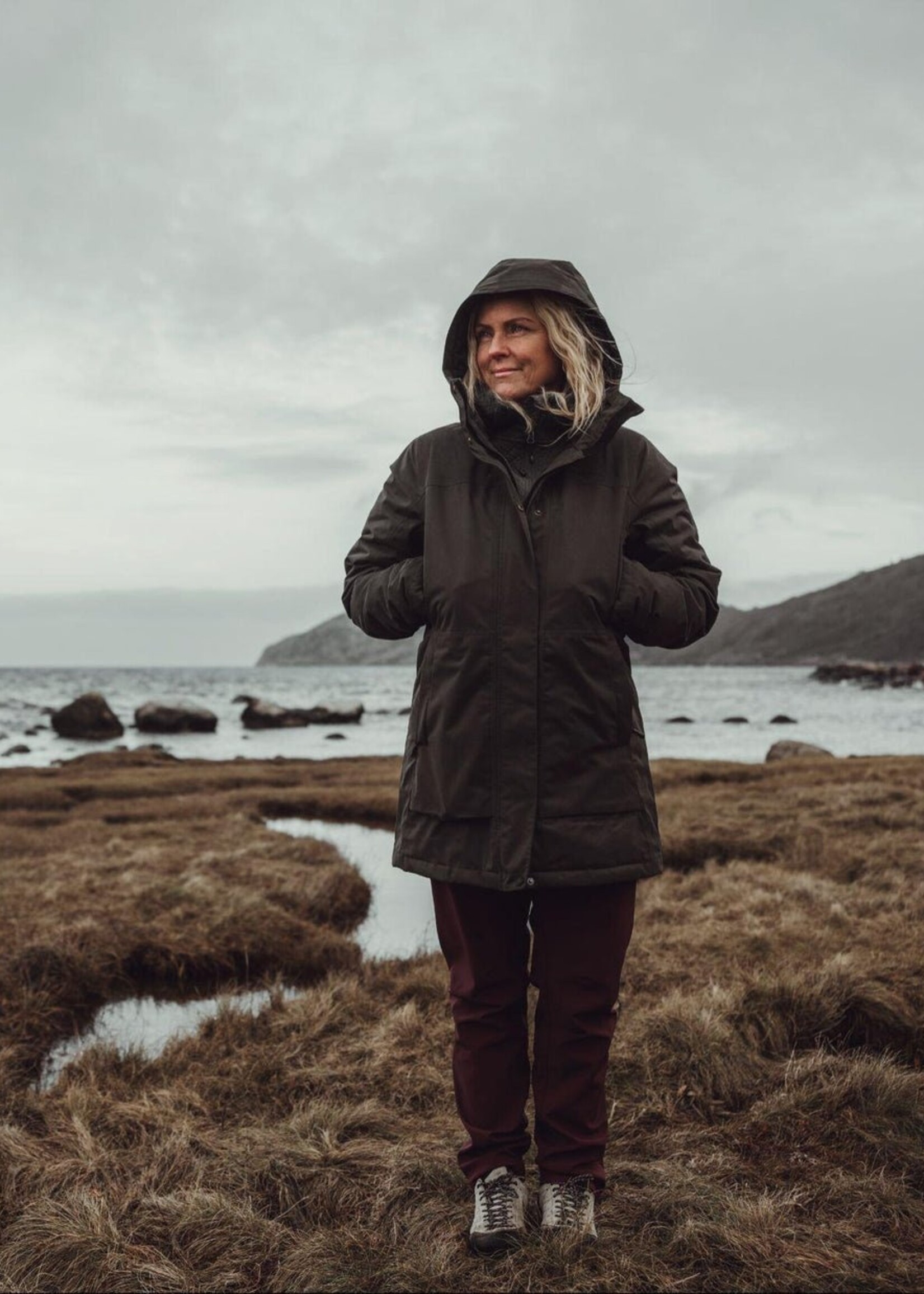 Pinewood Gefütterter Winterparka - Damen - Dunkelgrün