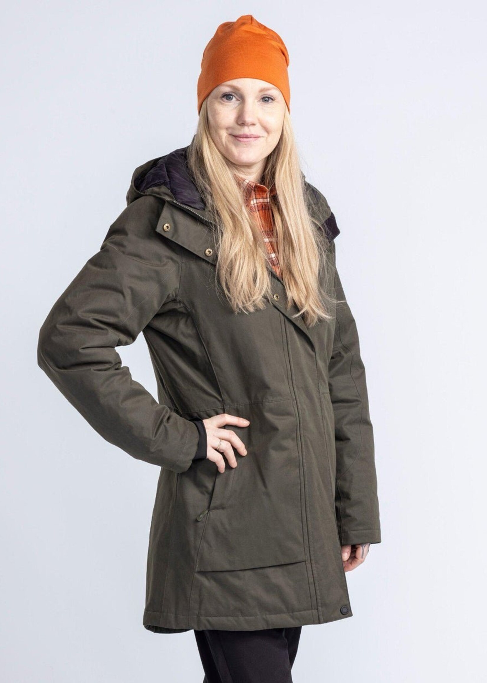 Pinewood Gefütterter Winterparka - Damen - Dunkelgrün