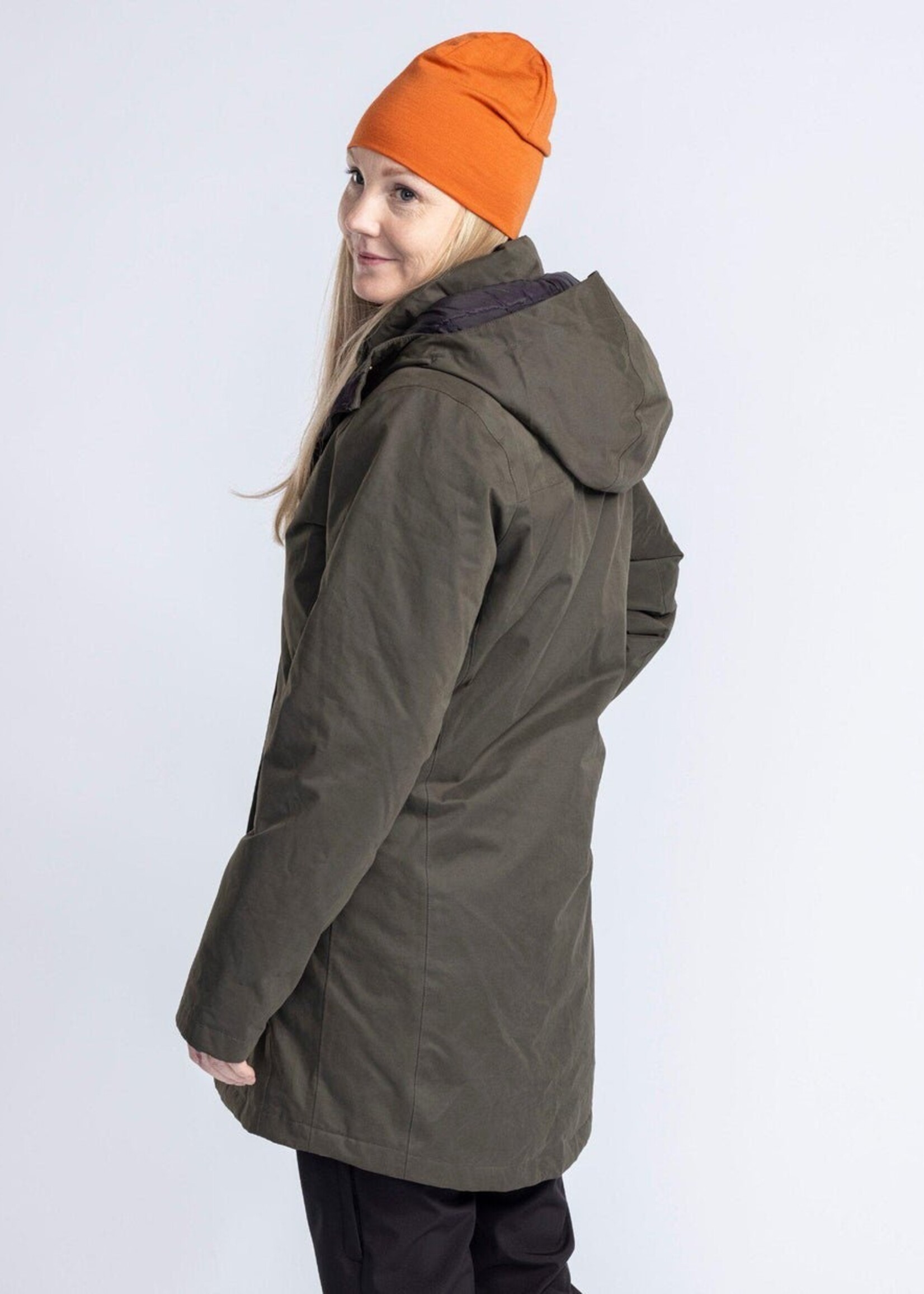 Pinewood Gefütterter Winterparka - Damen - Dunkelgrün