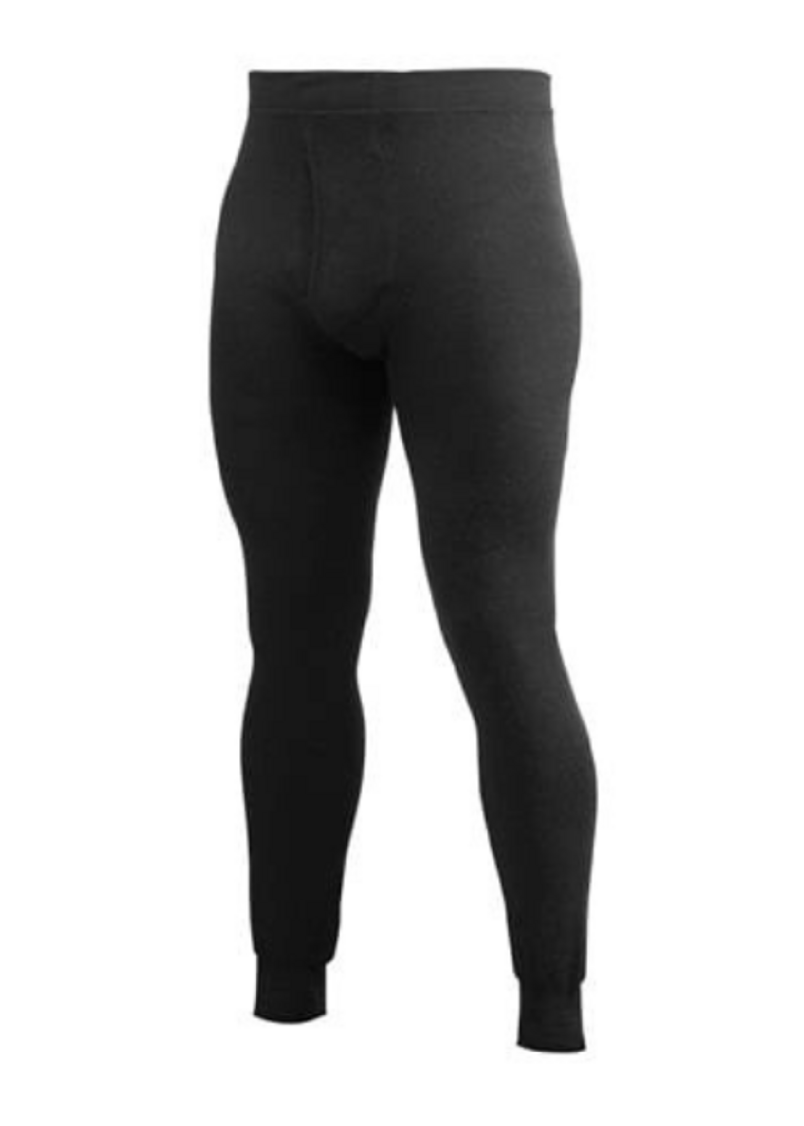 Woolpower Merino Base Layer Long Johns 200 - mit Fliege - Schwarz