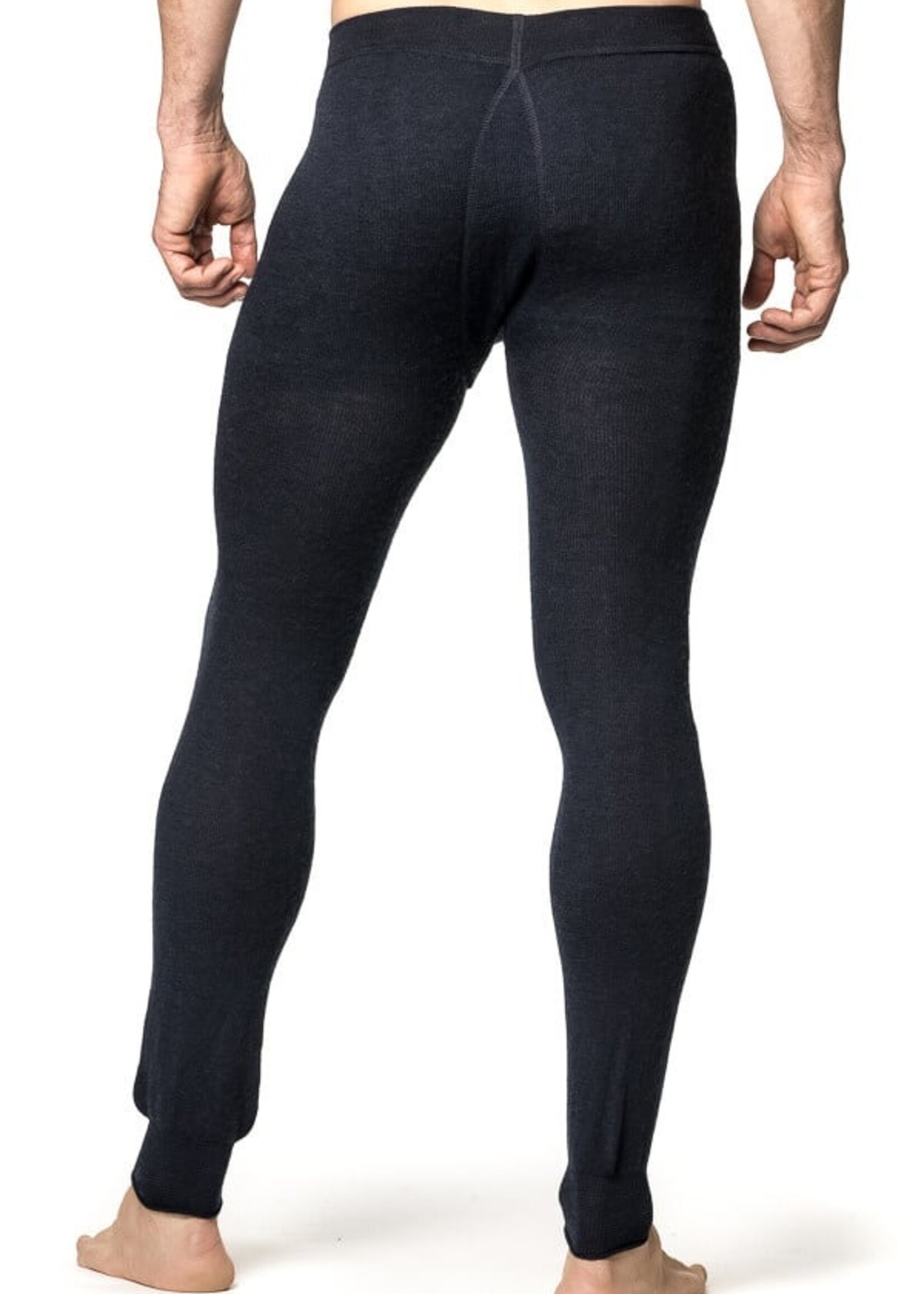 Woolpower Merino Base Layer Long Johns 200 - mit Fliege - Dark Navy