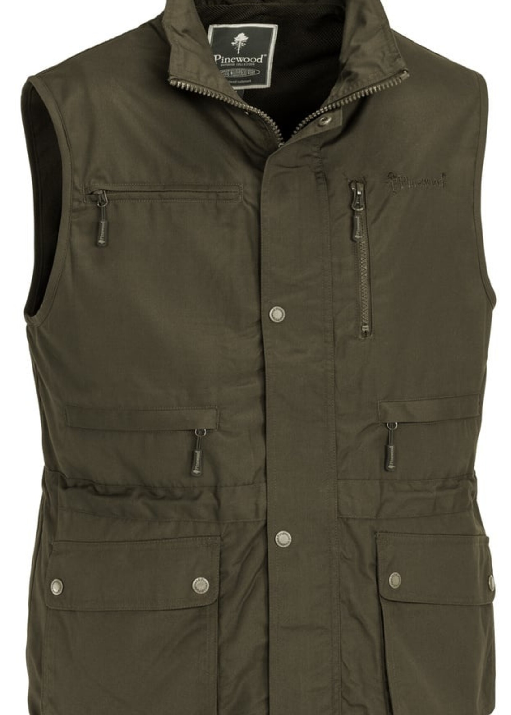 Pinewood Neu Tiveden/Wildmark Weste - Dunkel-Olive (9288)