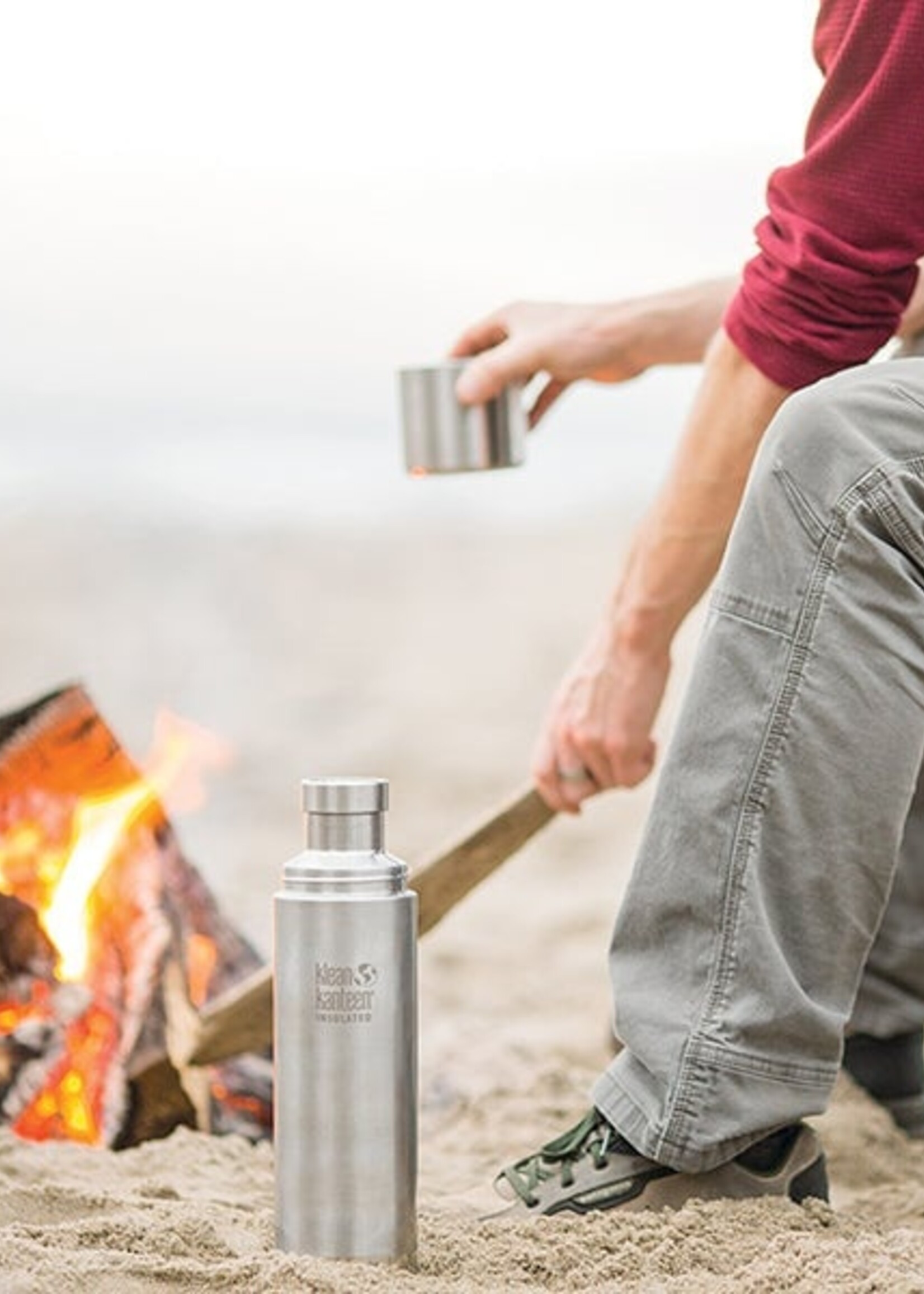 Klean Kanteen TKPro 1.0L - Thermoskanne - Gebürstetes Edelstahl