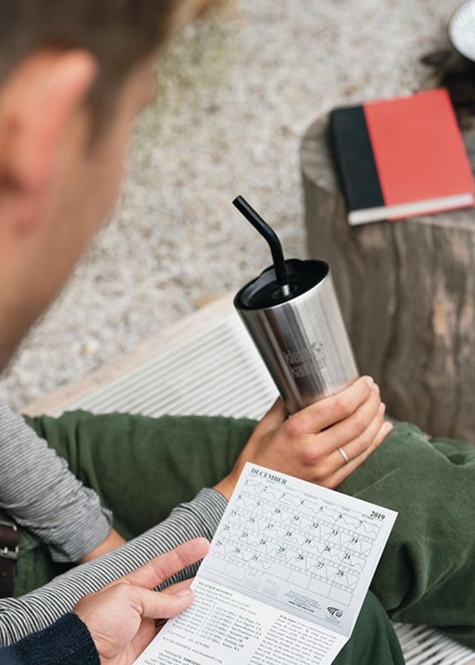 Klean Kanteen Strohhalm 2er Pack - 8mm - Schwarz