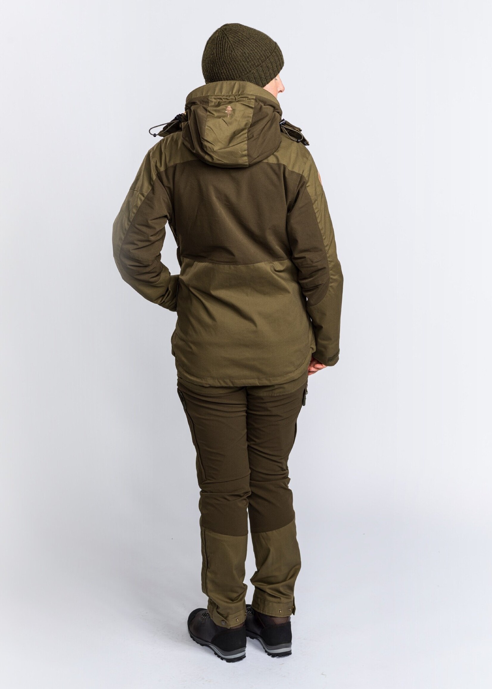 Pinewood Finnveden Hybrid Extreme Trousers - D.Olive/H.Olive - Women