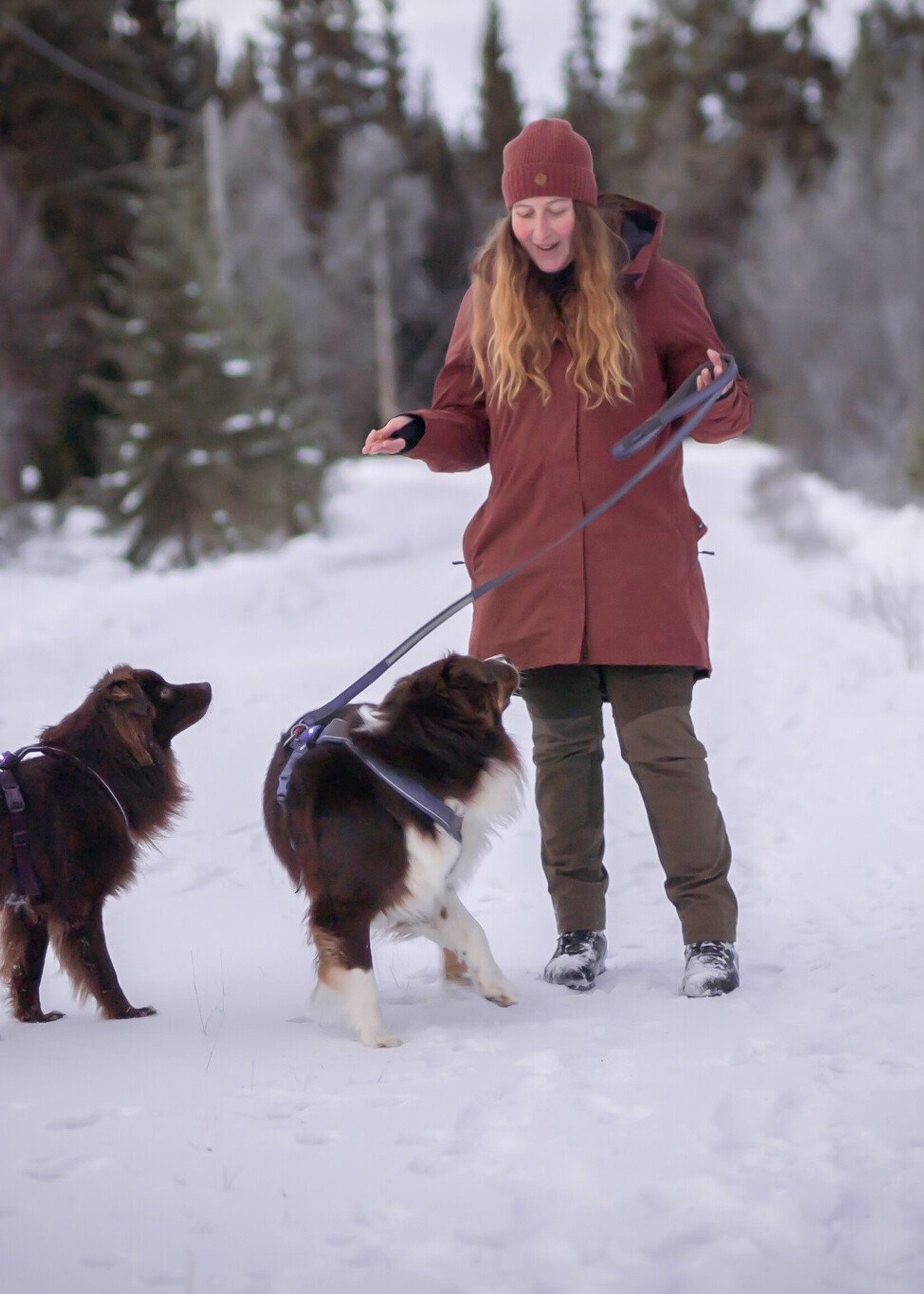 Pinewood Finnveden Hybrid Extreme Trousers - D.Olive/H.Olive - Women