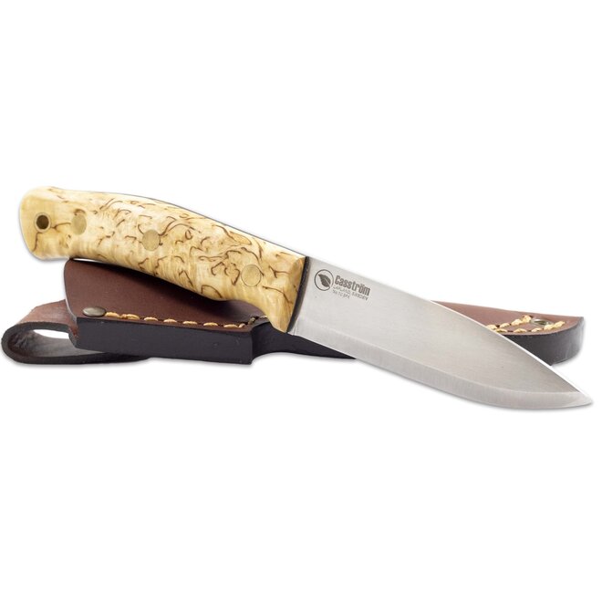 No.10 Swedish Forest Knife, Curly birch, Sleipner