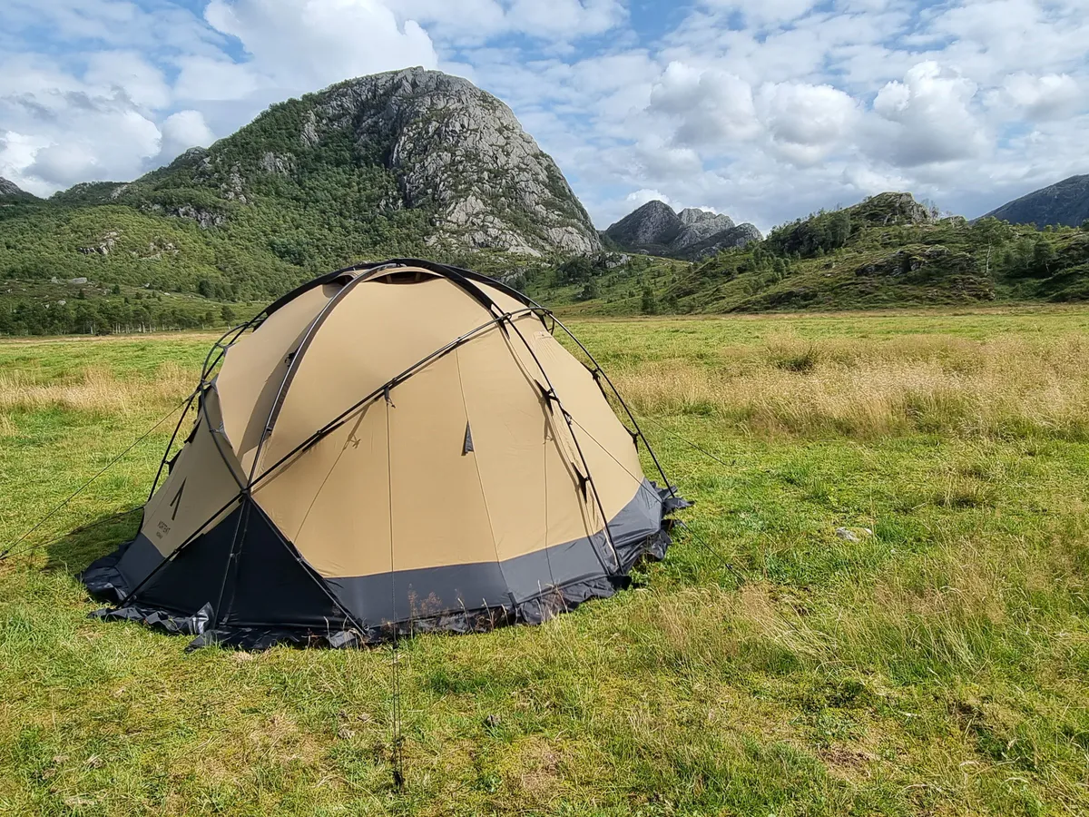 Nortent Gamme 6 PC Tent - Oak Brown - Bushcraft.shop