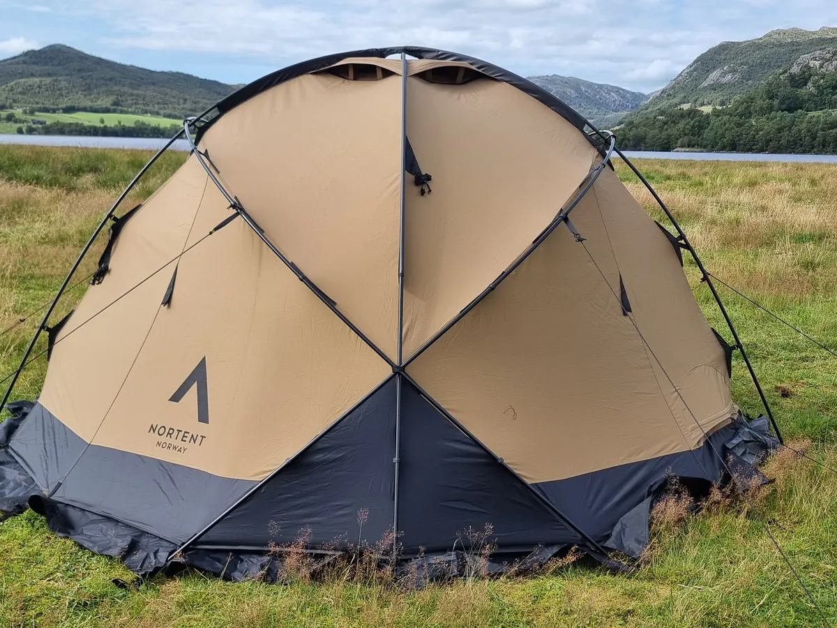 Nortent Gamme 6 PC Tent - Oak Brown - Bushcraft.shop