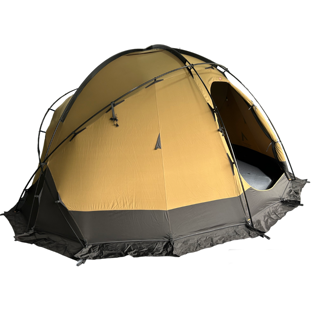 Nortent Gamme 6 PC Tent - Oak Brown - Bushcraft.shop
