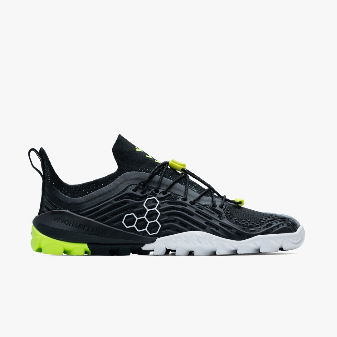 Vivobarefoot Hydra ESC - Mens - Obsidian/Safety Yellow - Bushcraft 