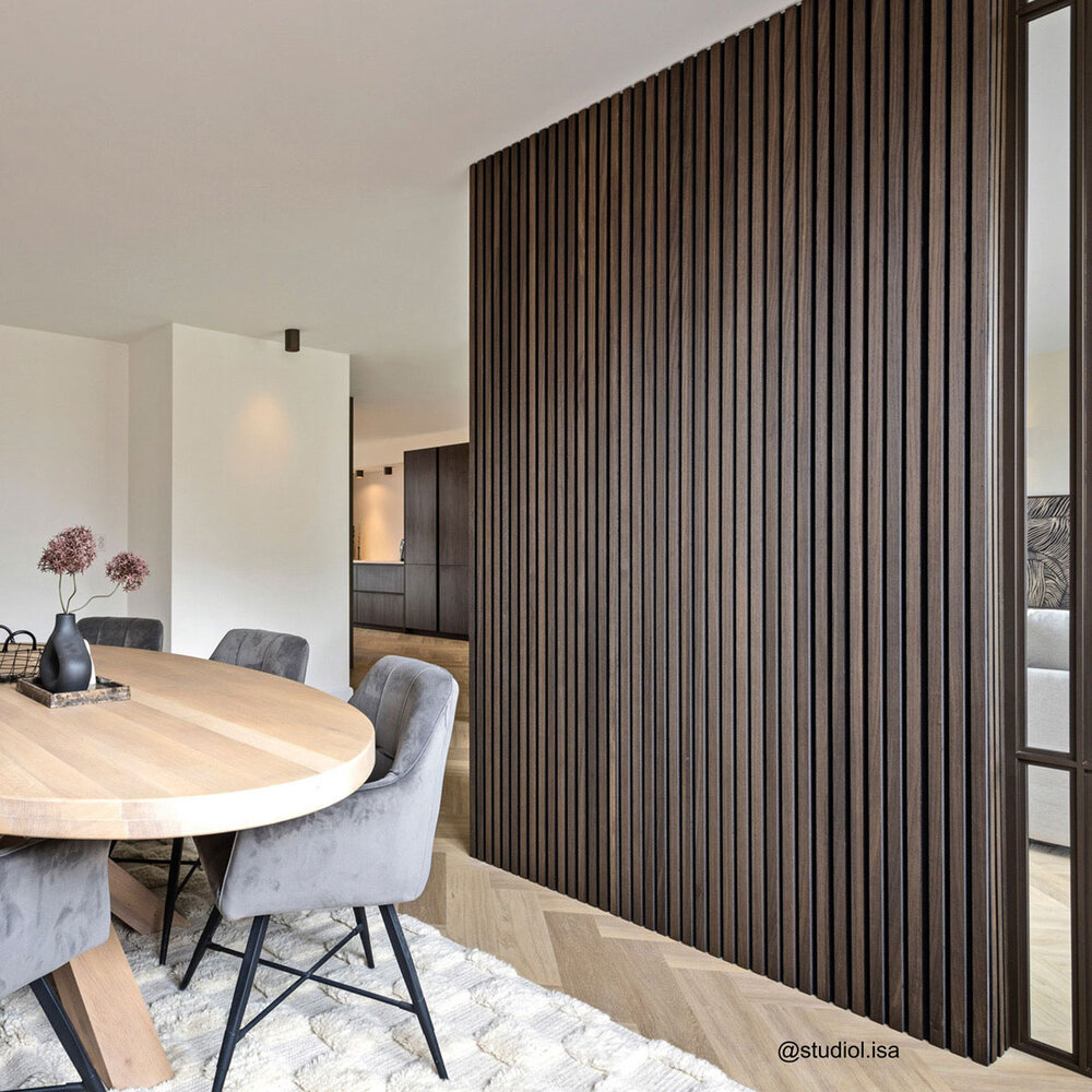 Noakk Akoestisch paneel gerookt eiken Noakk Akoestisch paneel gerookt eiken