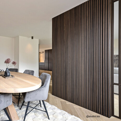 Noakk Akoestisch paneel gerookt eiken Noakk Akoestisch paneel gerookt eiken