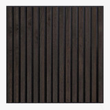 Akoestisch systeemplafond gerookt eiken 60x60 cm