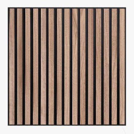 Akoestisch systeemplafond walnoot 60x60 cm (= op bestelling) Akoestisch systeemplafond walnoot 60x60 cm (= op bestelling)