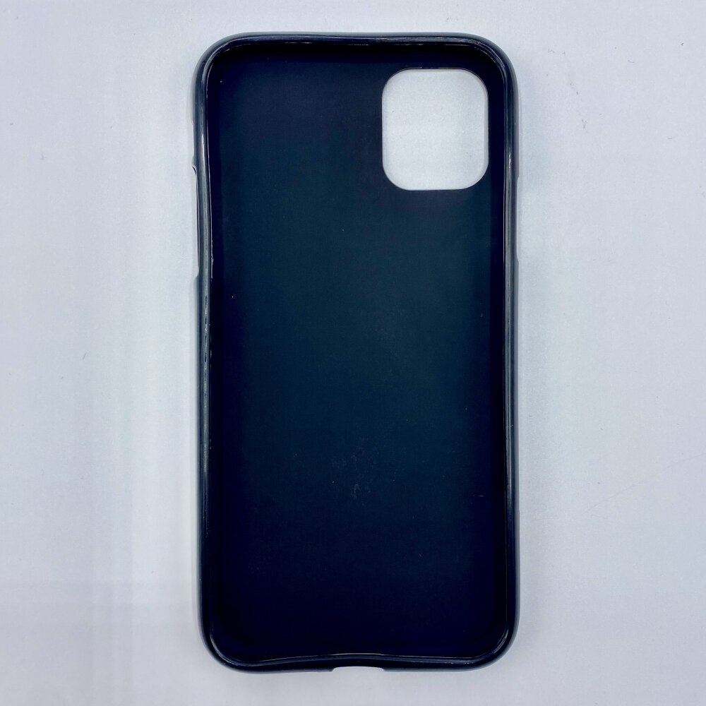 iPhone 11/XR siliconen case - matzwart