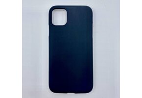 iPhone 11 Pro Max siliconen case - matzwart
