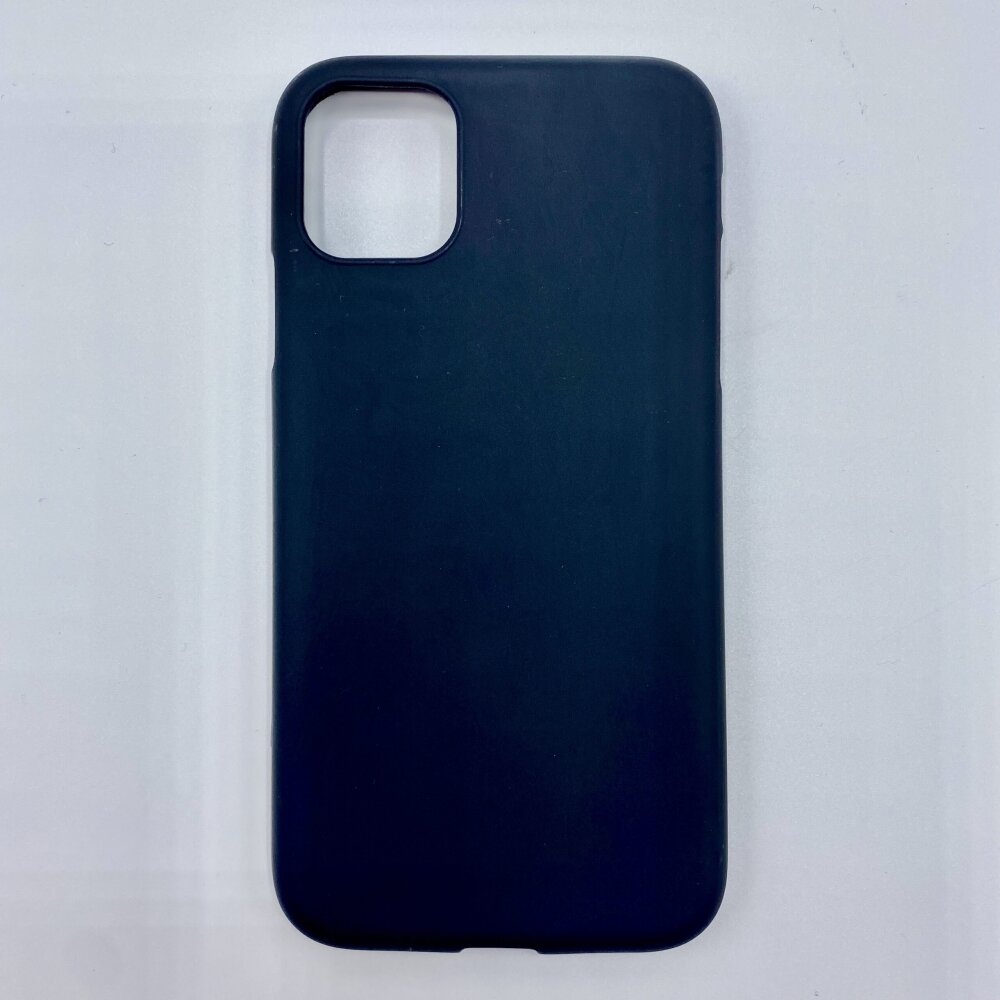 iPhone 11 Pro siliconen case - matzwart