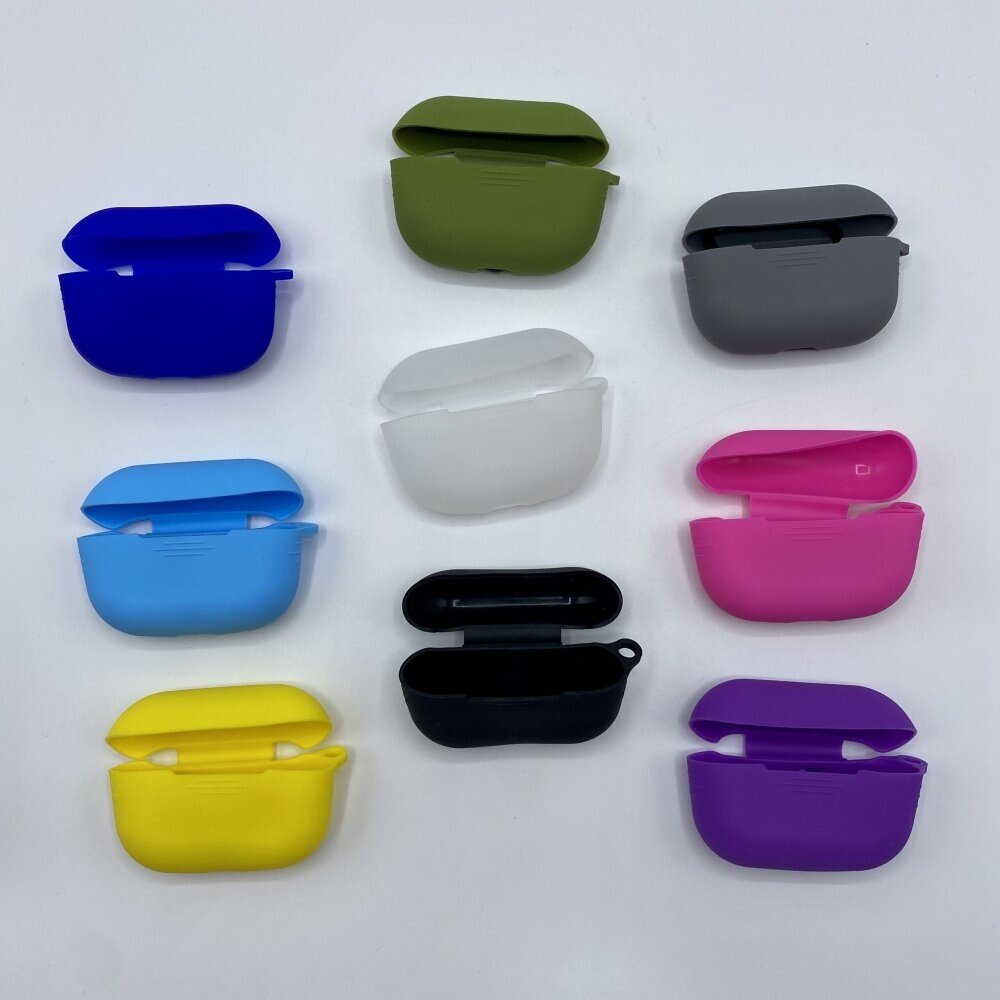 5 Paar Zachte Siliconen Oordopjeshouzes Voor AirPods Pro 3 – Antislip, Dun En Oplader-compatibel, Inclusief Opbergdoosje