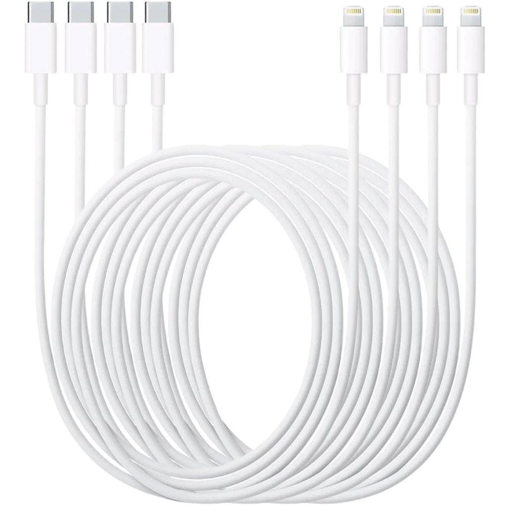 4x Lightning naar USB C kabel - 1 meter