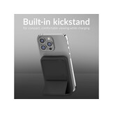Mobilize Magnetic Wireless Magsafe Compatible PD Stand Power Bank 10000mAh 15W Black