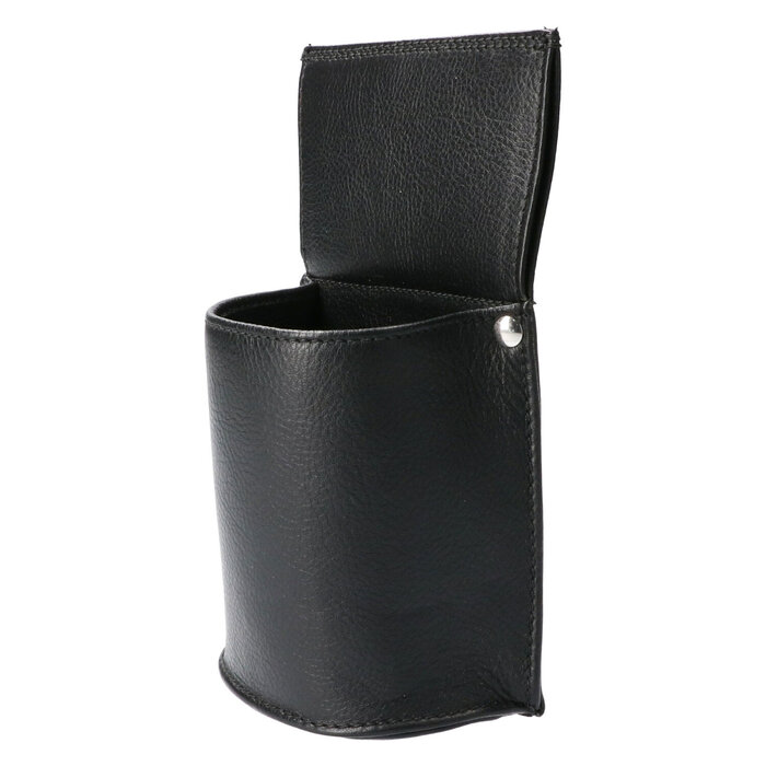 Cahore Lederen Horeca Poetsdoekholster | Zwart | Holster voor Horeca schorten