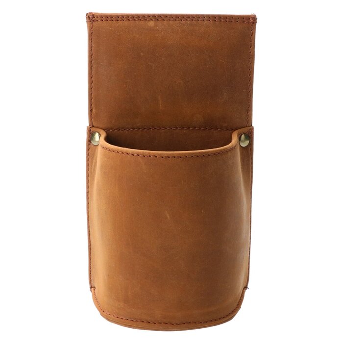 Cahore Lederen Horeca Poetsdoekholster | Bruin | Holster voor Horeca schorten