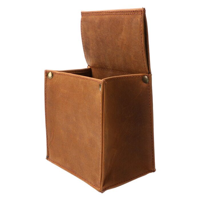 Cahore Lederen Horeca Pin holster | Bruin | Holster voor Horeca schort